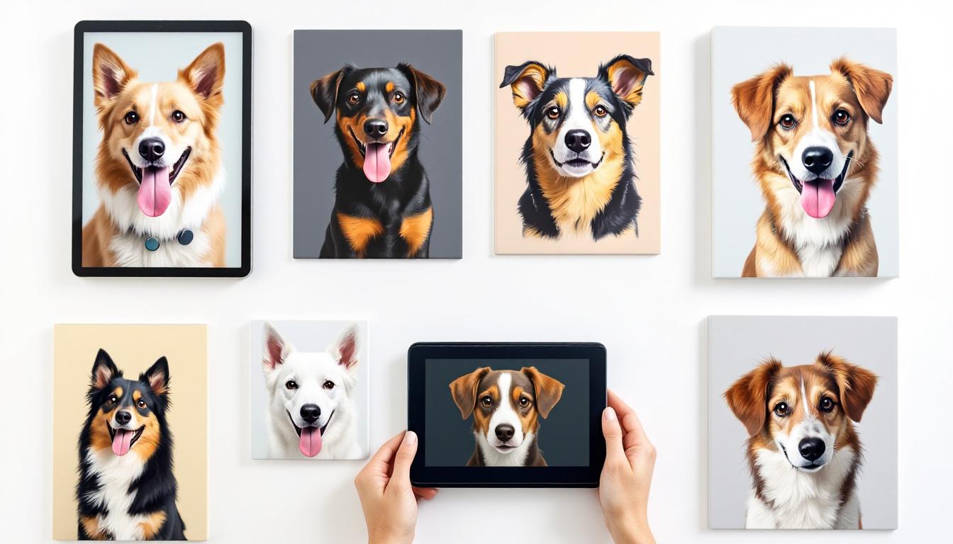 AI dog portrait generators comparison - 10 best tools